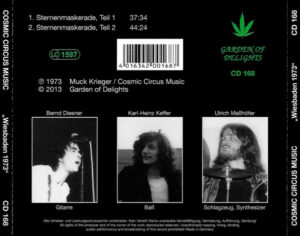 Cosmic Circus Music / Wiesbaden 1973 (CD)