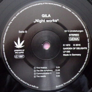 Gila / Night Works (Vinyl LP)