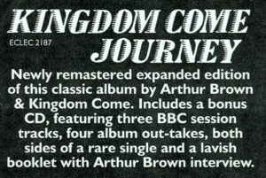 Arthur Brown's Kingdom Come / Journey (2 x CD)
