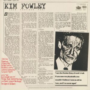 Kim Fowley / Living In The Streets (Vinyl LP)