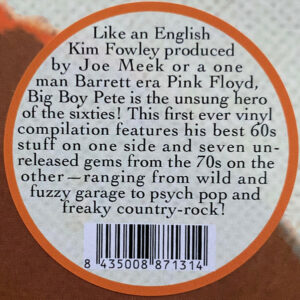 Big Boy Pete / The Cosmic Genius Of Big Boy Pete 1965-1977 (Vinyl LP)