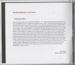 Red Krayola / God Bless The Red Krayola And All Who Sail With It (CD)