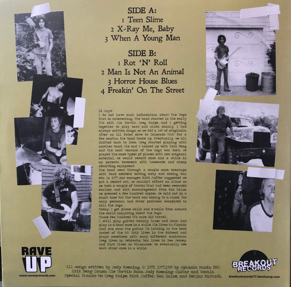 The Dogs / Teen Slime (Vinyl LP)