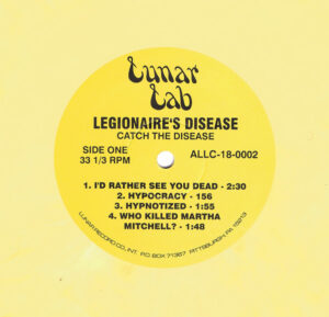 Legionaire's Disease / Catch The Disease (10" Vinyl EP)