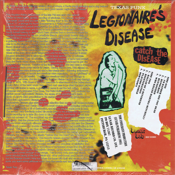 Legionaire's Disease / Catch The Disease (10" Vinyl EP)