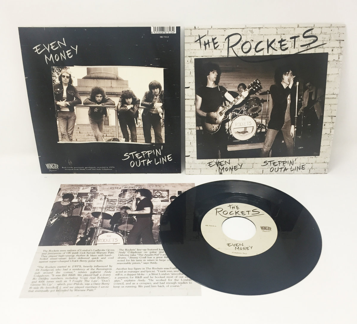 The Rockets – Even Money / Steppin' Outa Line (7" Vinyl)