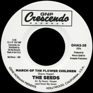 The Seeds – A Thousand Shadows / March Of The Flower Children (7" Vinyl)