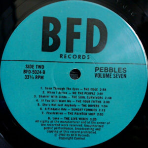 Various ‎/ Pebbles Vol. 7 : Original Artyfacts From The First Punk Era (Vinyl LP)