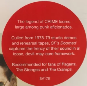 Crime / San Francisco's Doomed (Vinyl LP)