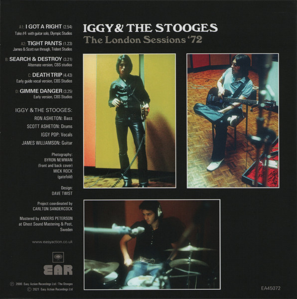 Iggy & The Stooges / The London Sessions '72 (2 x 7" Vinyl)