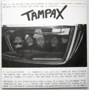 Hitler SS / Tampax – Hitler SS / Tampax (7" Vinyl)