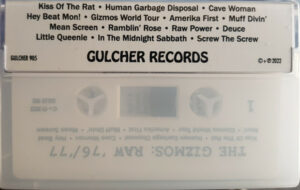 The Gizmos – The Gizmos: Raw '76/'77 (Tape)