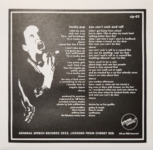 Puncture – Mucky Pup / You Can't Rock And Roll (7" Vinyl)