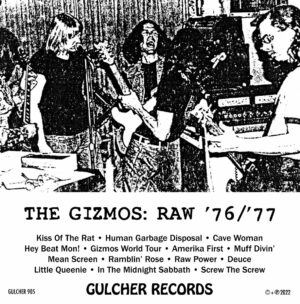 The Gizmos – The Gizmos: Raw '76/'77 (Tape)
