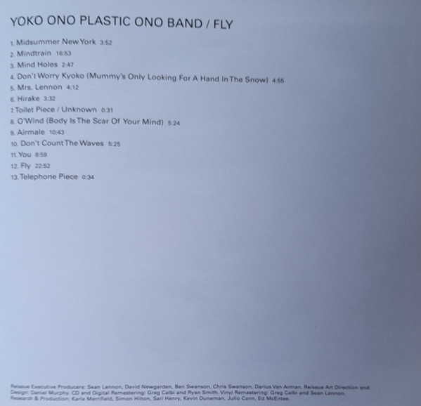 Yoko Ono With Plastic Ono Band / Fly (2 x Vinyl LP)
