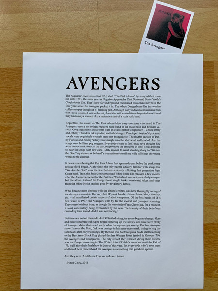 Avengers / Avengers (Vinyl LP)