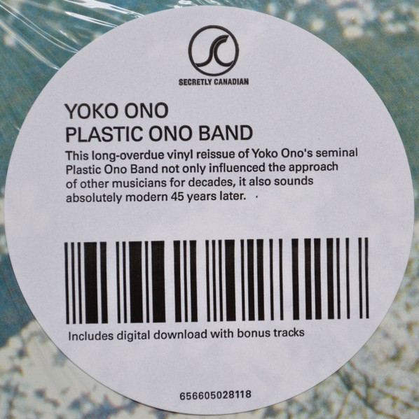 Yoko Ono / Plastic Ono Band – Plastic Ono Band (Vinyl LP)