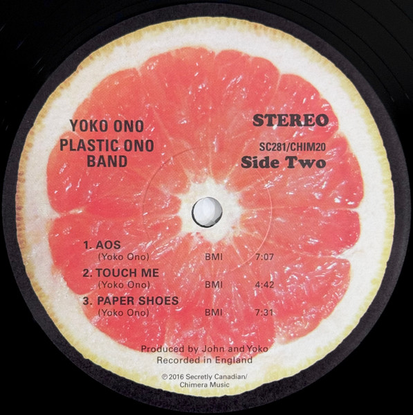 Yoko Ono / Plastic Ono Band – Plastic Ono Band (Vinyl LP)