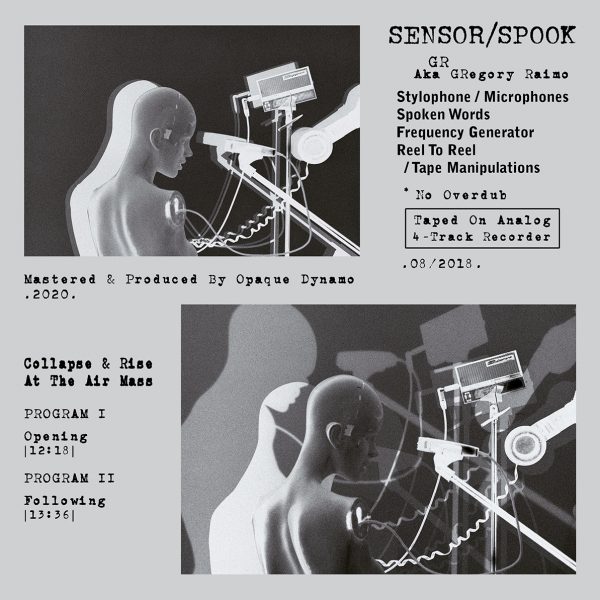 Sensor/Spook – Collapse & Rise At The Air Mass (Tape / Inside J-Card) Sensor/Spook - Collapse & Rise At The Air Mass (Tape / Inside J-Card)